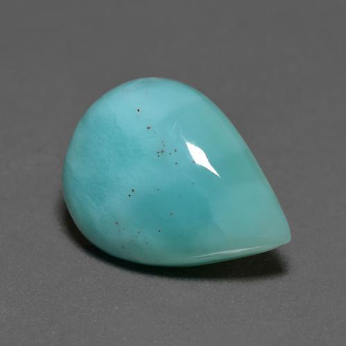 6.51캐럿 천연 틸 라리마, 배 모양, 16.1×12 mm, 불투명체
