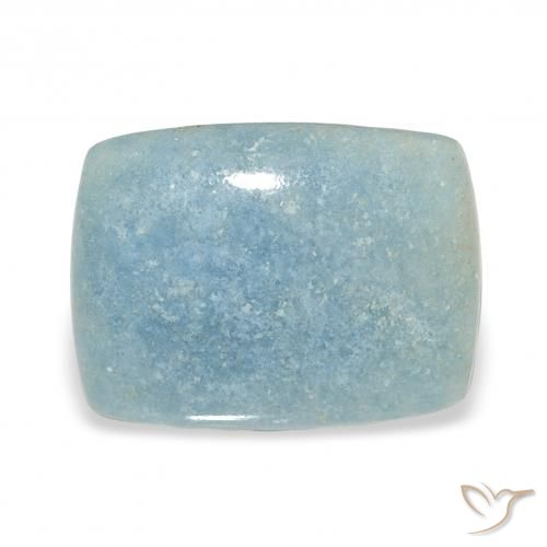 13.08ct 자연스러운 하늘색 라줄라이트, 방석, 불투명체