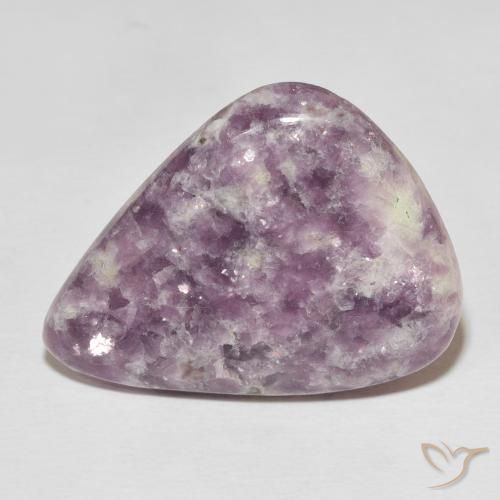 33.16ct 자연스러운 다색 레피돌라이트, 배 모양, 불투명체