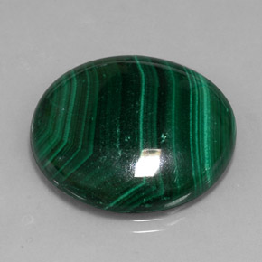 38.87캐럿 천연 여러 가지 빛깔의 녹색 말라카이트, 라운드 컷, 24.84 mm, 불투명체