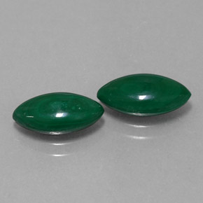 캐럿 천연 여러 가지 빛깔의 녹색 말라카이트 보석, 마퀴즈, 11.4×6 mm, 불투명체