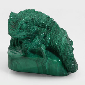 321.50캐럿 천연 여러 가지 빛깔의 녹색 말라카이트, 멋진 모양, 38.1×32.5 mm, 불투명체