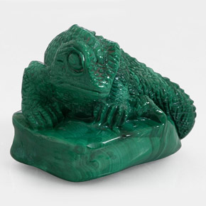 321.50캐럿 천연 여러 가지 빛깔의 녹색 말라카이트, 멋진 모양, 38.1×32.5 mm, 불투명체