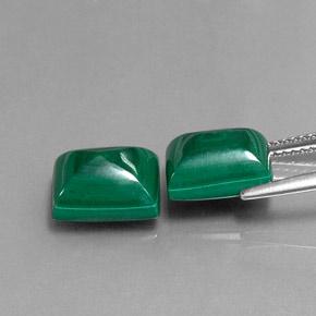 10.35캐럿 천연 멀티컬러 말라카이트 보석, 바게트, 9.9×8 mm, 불투명체