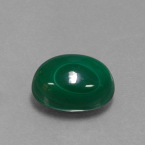 3.17캐럿 천연 여러 가지 빛깔의 녹색 말라카이트, 타원형 컷, 9.2×6.9 mm, 불투명체