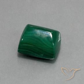 13.94캐럿 천연 녹색 공작석, 바게트, 불투명체