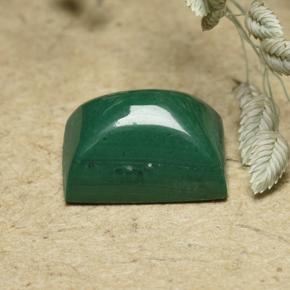 3.29캐럿 천연 여러 가지 빛깔의 녹색 공작석, 바게트, 불투명체