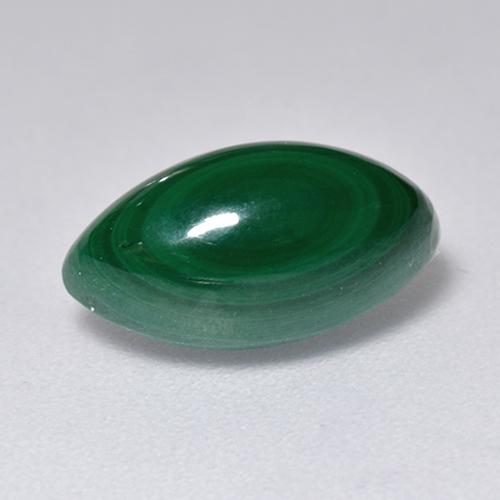 3.66캐럿 천연 미디엄 그린 말라카이트, 마퀴즈, 11.5×6 mm, 불투명체