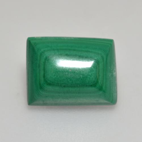 2.95캐럿 천연 미디엄 그린 말라카이트, 바게트, 9.5×7.3 mm, 불투명체