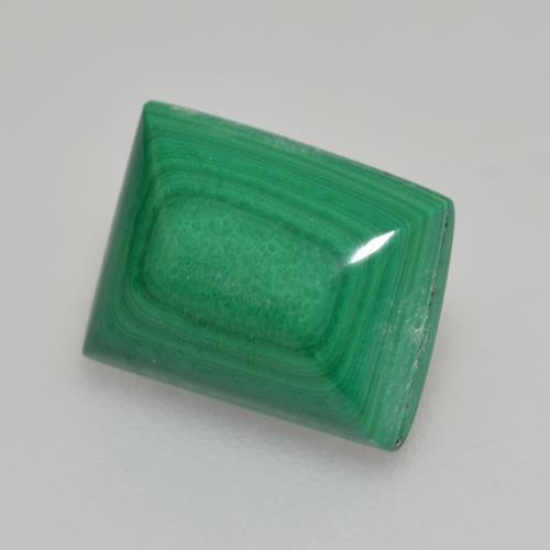 2.95캐럿 천연 미디엄 그린 말라카이트, 바게트, 9.5×7.3 mm, 불투명체