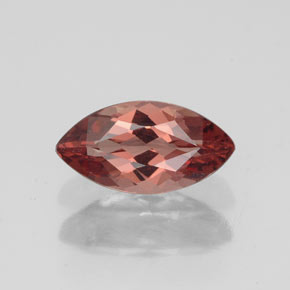 1.86캐럿 천연 로즈 말레이 가넷, 마퀴즈, 10.6×5.5 mm, VVS