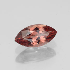 1.86캐럿 천연 로즈 말레이 가넷, 마퀴즈, 10.6×5.5 mm, VVS
