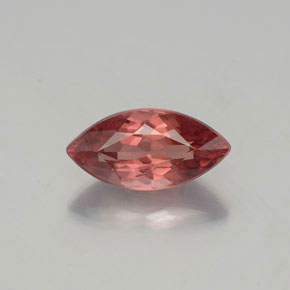 1.48캐럿 천연 로즈 말레이 가넷, 마퀴즈, 9.8×4.9 mm, VS