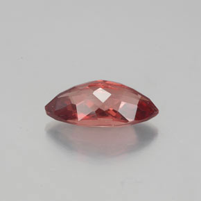1.48캐럿 천연 로즈 말레이 가넷, 마퀴즈, 9.8×4.9 mm, VS