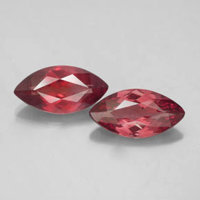 캐럿 천연 로즈 말레이 가넷 보석, 마퀴즈, 11.6×6 mm, VVS-VS