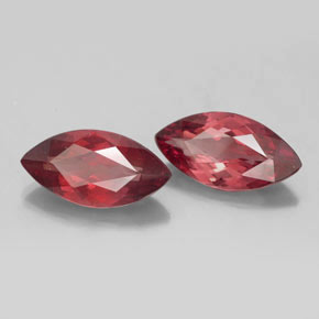 캐럿 천연 로즈 말레이 가넷 보석, 마퀴즈, 11.6×6 mm, VVS-VS
