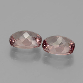 2.28캐럿 천연 라이트 로즈 말레이 가넷 보석, 쿠션 컷, 7.1×5.1 mm, VS