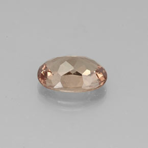 0.98캐럿 천연 라이트 로즈 말레이 가넷, 타원형 컷, 7.2×5.1 mm, VS