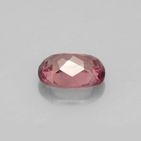1.12캐럿 천연 핑크빛 로즈 말레이 가넷, 쿠션 컷, 7.2×5.2 mm, VS-SI