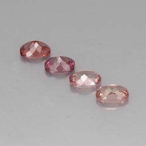 4.31캐럿 천연 멀티컬러 말레이 가넷 보석, 쿠션 컷, 7.1×5.1 mm, VVS-VS