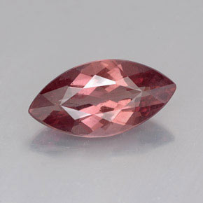 2.63캐럿 천연 로즈 말레이 가넷, 마퀴즈, 12.7×6.5 mm, VS