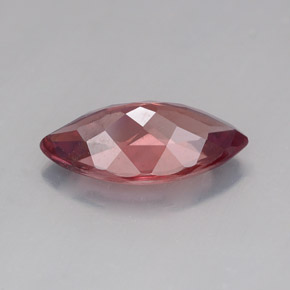 2.63캐럿 천연 로즈 말레이 가넷, 마퀴즈, 12.7×6.5 mm, VS
