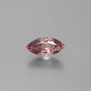 0.97캐럿 천연 핑크빛 로즈 말레이 가넷, 마퀴즈, 9.1×4.4 mm, VS