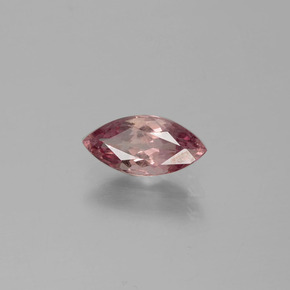 0.97캐럿 천연 핑크빛 로즈 말레이 가넷, 마퀴즈, 9.1×4.4 mm, VS