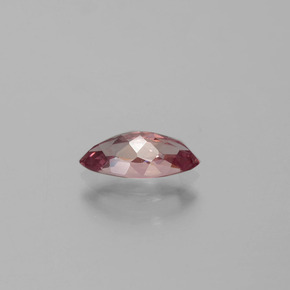 0.97캐럿 천연 핑크빛 로즈 말레이 가넷, 마퀴즈, 9.1×4.4 mm, VS
