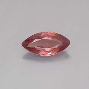 1.21캐럿 천연 로즈 말레이 가넷, 마퀴즈, 9.7×4.8 mm, VS