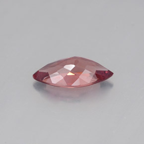 1.17캐럿 천연 로즈 말레이 가넷, 마퀴즈, 9.8×4.8 mm, VVS-VS