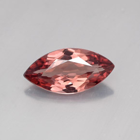 1.74캐럿 천연 로즈 말레이 가넷, 마퀴즈, 11.5×5.7 mm, VVS