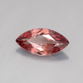1.74캐럿 천연 로즈 말레이 가넷, 마퀴즈, 11.5×5.7 mm, VVS
