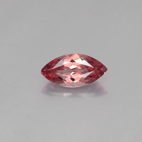 0.61캐럿 천연 로즈 말레이 가넷, 마퀴즈, 7.6×3.9 mm, VVS