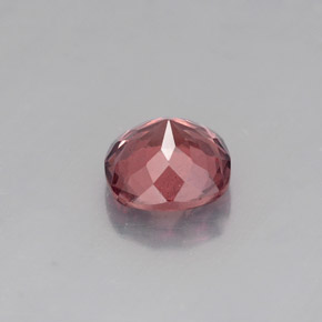 1.36캐럿 천연 로즈 말레이 가넷, 쿠션 컷, 6.4×6.4 mm, VS