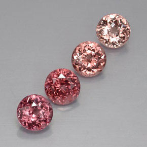 캐럿 천연 멀티컬러 말레이 가넷 보석, 라운드 컷, 6.55 mm, VVS-VS