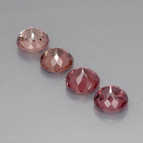 캐럿 천연 멀티컬러 말레이 가넷 보석, 라운드 컷, 6.55 mm, VVS-VS