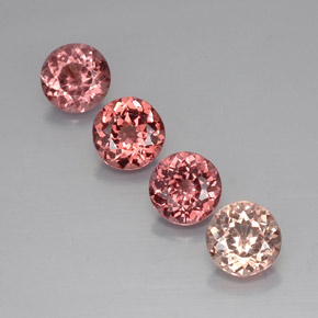 4.74캐럿 천연 다색 말레이시아 가넷 보석, 라운드 컷, VVS-VS