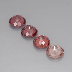 4.90캐럿 천연 멀티컬러 말레이 가넷 보석, 라운드 컷, 6.54 mm, VVS-VS
