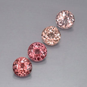 4.10캐럿 천연 멀티컬러 말레이 가넷 보석, 라운드 컷, 6.00 mm, VVS-VS