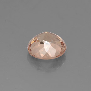1.28캐럿 천연 샴페인 말레이 가넷, 라운드 컷, 6.39 mm, VVS
