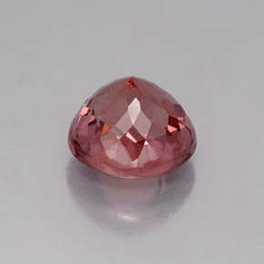 1.65캐럿 천연 핑크빛 로즈 말레이 가넷, 라운드 컷, 6.58 mm, VVS-VS