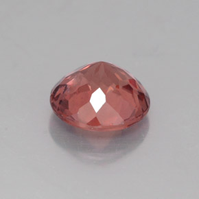 1.49캐럿 천연 핑크 오렌지 말레이 가넷, 라운드 컷, 6.90 mm, VS