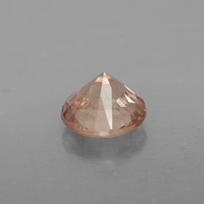 1.05캐럿 천연 샴페인 말레이 가넷, 라운드 컷, 6.06 mm, VS