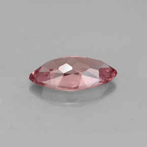 0.98캐럿 천연 핑크빛 로즈 말레이 가넷, 마퀴즈, 9.1×4.8 mm, VVS