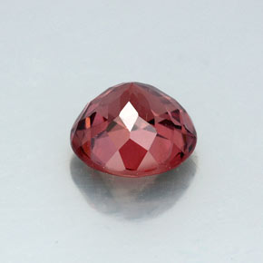 2.68캐럿 천연 로즈 말레이 가넷, 라운드 컷, 8.07 mm, VVS-VS