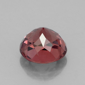 3.22캐럿 천연 로즈 말레이 가넷, 라운드 컷, 8.50 mm, VS