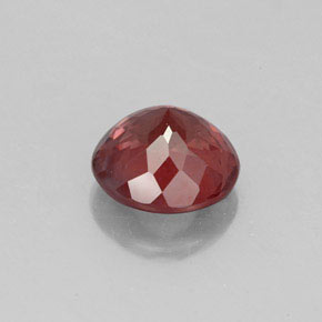 2.40캐럿 천연 로즈 말레이 가넷, 라운드 컷, 7.84 mm, VVS
