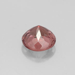 2.30캐럿 천연 로즈 말레이 가넷, 라운드 컷, 7.64 mm, VVS-VS