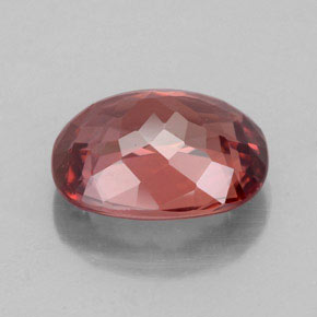 3.66캐럿 천연 로즈 말레이 가넷, 쿠션 컷, 10.1×8.1 mm, VVS-VS